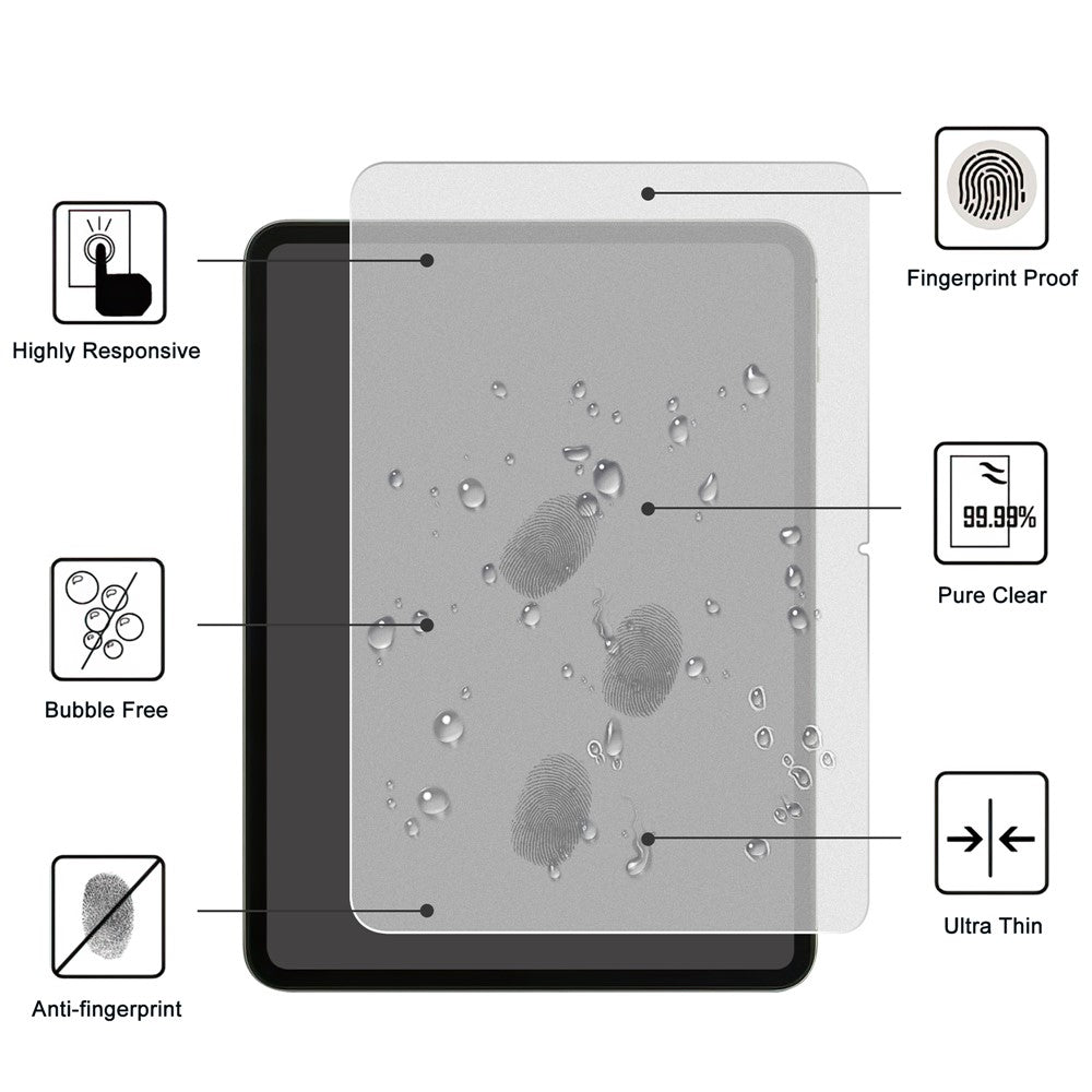 For OnePlus Pad Go / Oppo Pad Air 2 / Pad Neo 2.5D Straight Edge Screen Protector HD Tempered Glass Film