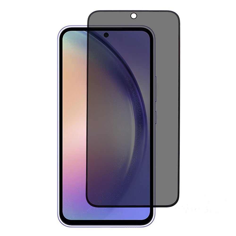 For Samsung Galaxy A55 5G Full Coverage Anti-Spy Tempered Glass Screen Protector Silk Printing