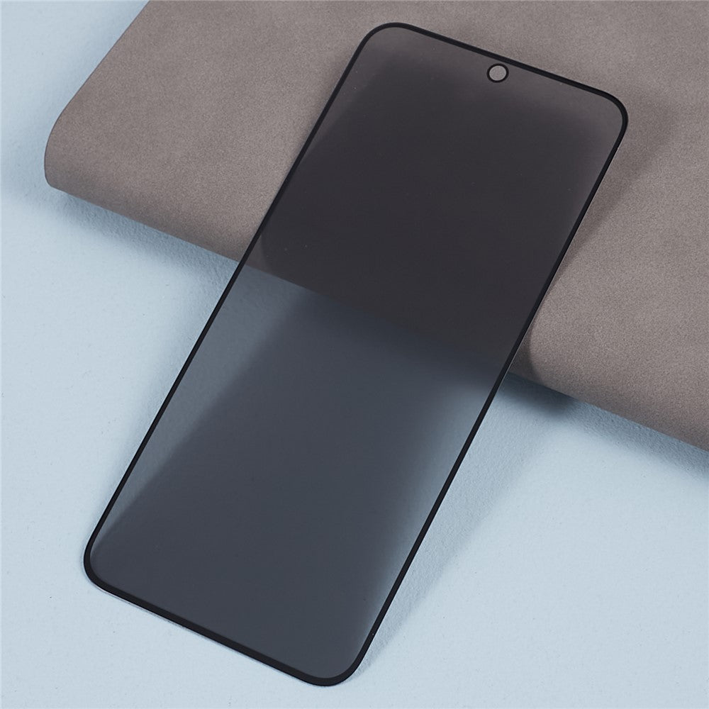 For Samsung Galaxy A55 5G Full Coverage Anti-Spy Tempered Glass Screen Protector Silk Printing