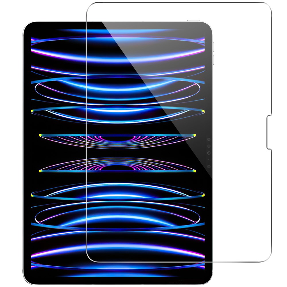 For iPad Pro 13 (2025) / 13 (2024)  Tempered Glass Screen Protector 2.5D Straight Edge Full Screen Film Full Glue