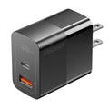 ESSAGER 33W USB-A + Type-C Fast Charging Adapter GaN Dual Port Wall Charger