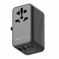MOMAX 1-World GaN PD 100W Fast Charger 4-Port + AC Power Adapter Travel Charger Block