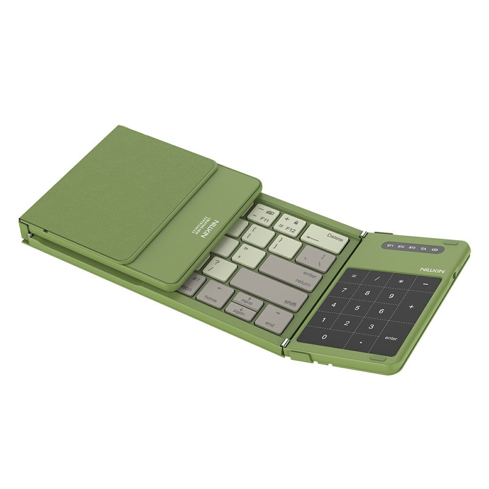 NILLKIN Cube Pocket Keyboard Foldable Travel Keyboard with Touchpad & Number Pad for iPad Laptop PC