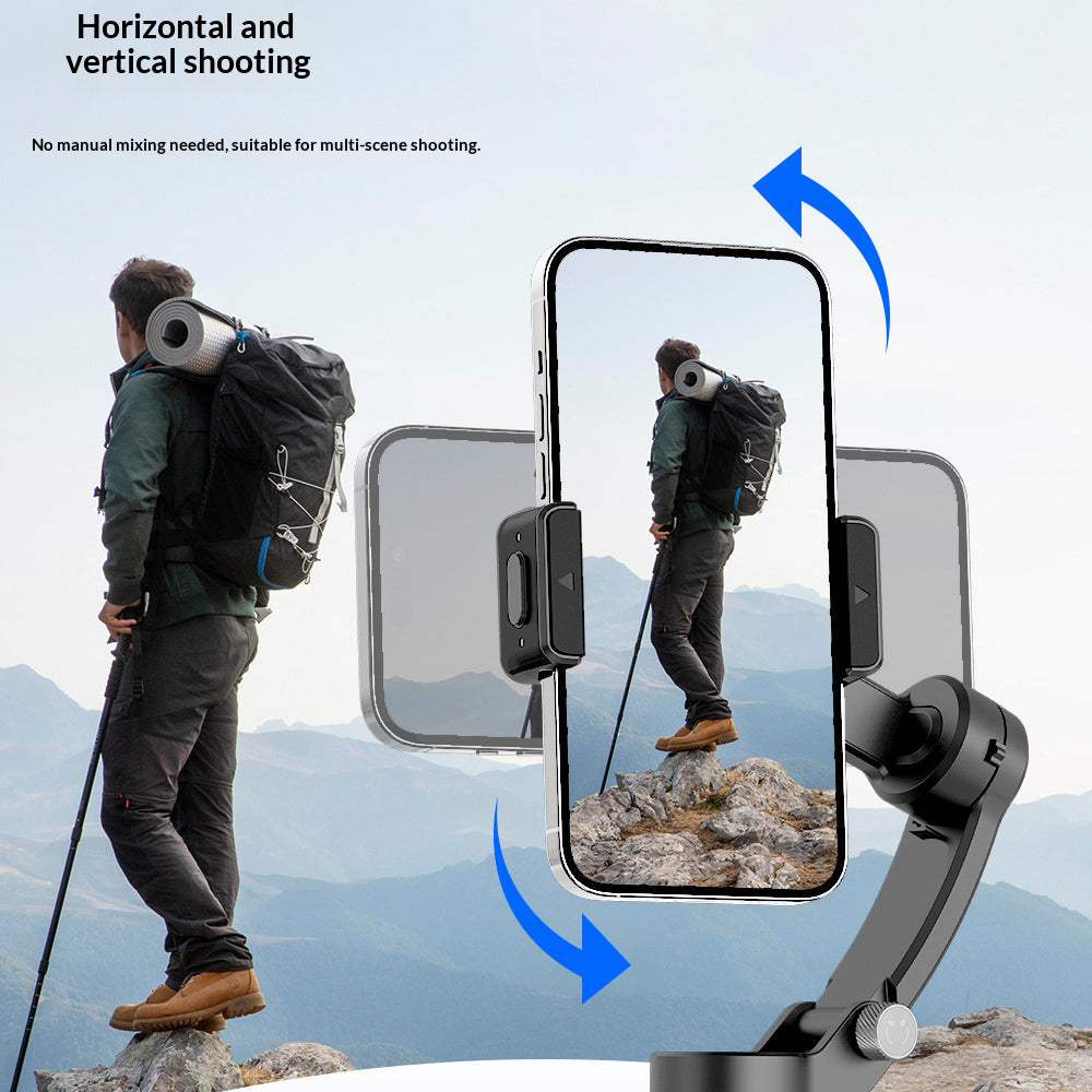 CYKE M02 Smart Tracking 3-Axis Gimbal Stabilizer Selfie Stick Anti-Shake Tripod Stand with Bluetooth-compatible Remote