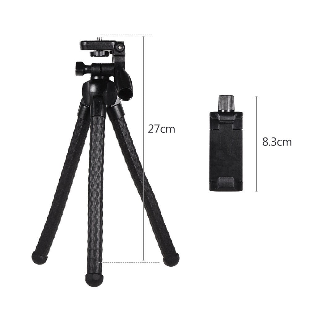 YUNTENG 3280 Flexible Octopus Tripod with 1/4 inch Screw Digital Camera Smart Phone Holder Stand