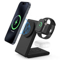 M5 Qi2 Certified Magnetic Wireless Charger 3-in-1 Foldable Charging Station for iPhone AirPods Apple Watch (CE / FCC / ROHS UKCA Certificate)