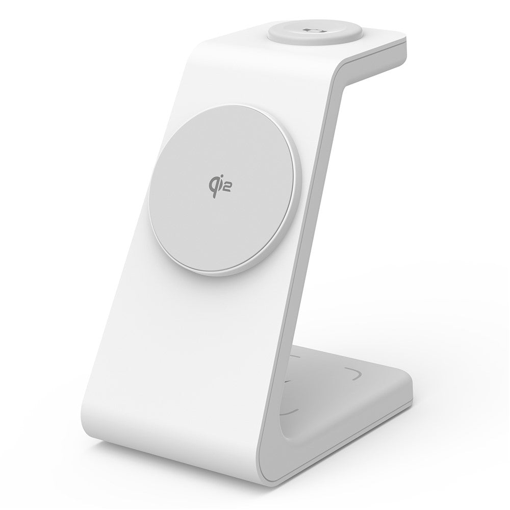 M3 3-in-1 Magnetic Wireless Charger for iPhone Apple Watch AirPods Charging Dock (QI2 / QI / CE / FCC / ROHS / UKCA Certified)