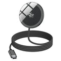 Q12 Portable 25W Fast Charging Pad Compatible with MagSafe Type-C Qi2 Magnetic Wireless Charger