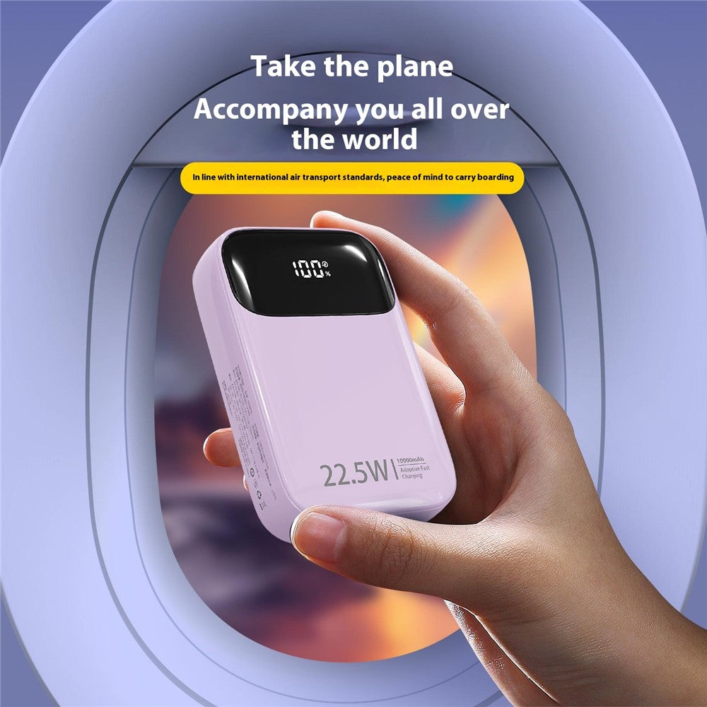 K0088A 20000mAh Power Bank 22.5W Fast Charging Portable Charger with Type-C / iP Cable for Mobile Devices