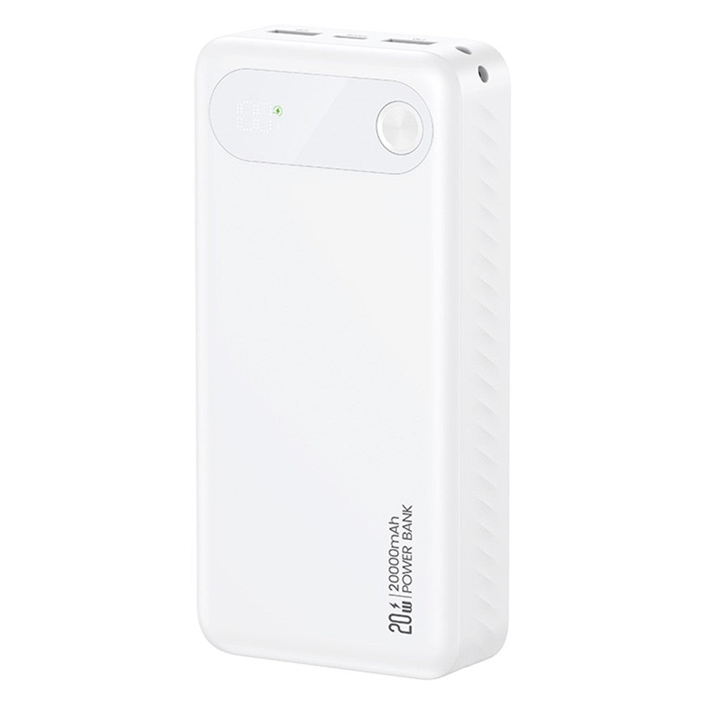 USAMS CD251 PD 20W Power Bank 20000mAh Fast Charging Battery Pack with Digital Display