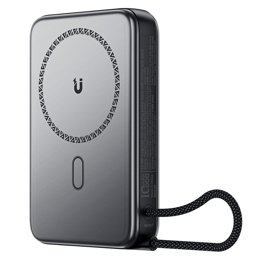 ACEFAST M24 22.5W Magnetic Fast Charging Power Bank with Built-In Stand  /  Cable 10000mAh