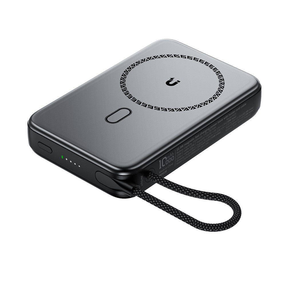 ACEFAST M24 22.5W Magnetic Fast Charging Power Bank with Built-In Stand  /  Cable 10000mAh