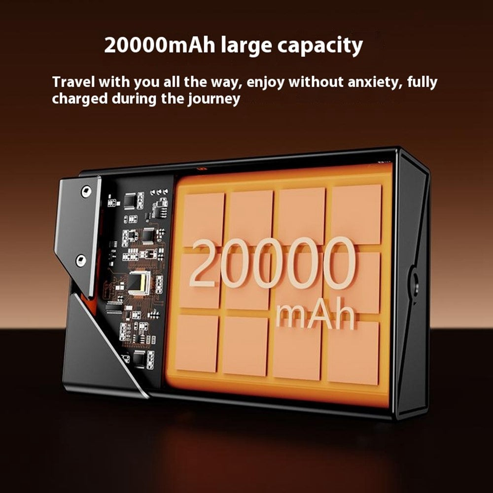 YESIDO YP76 20000mAh Power Bank 65W Fast Charging Portable Charger with Lanyard for Smartphone  /  Laptop