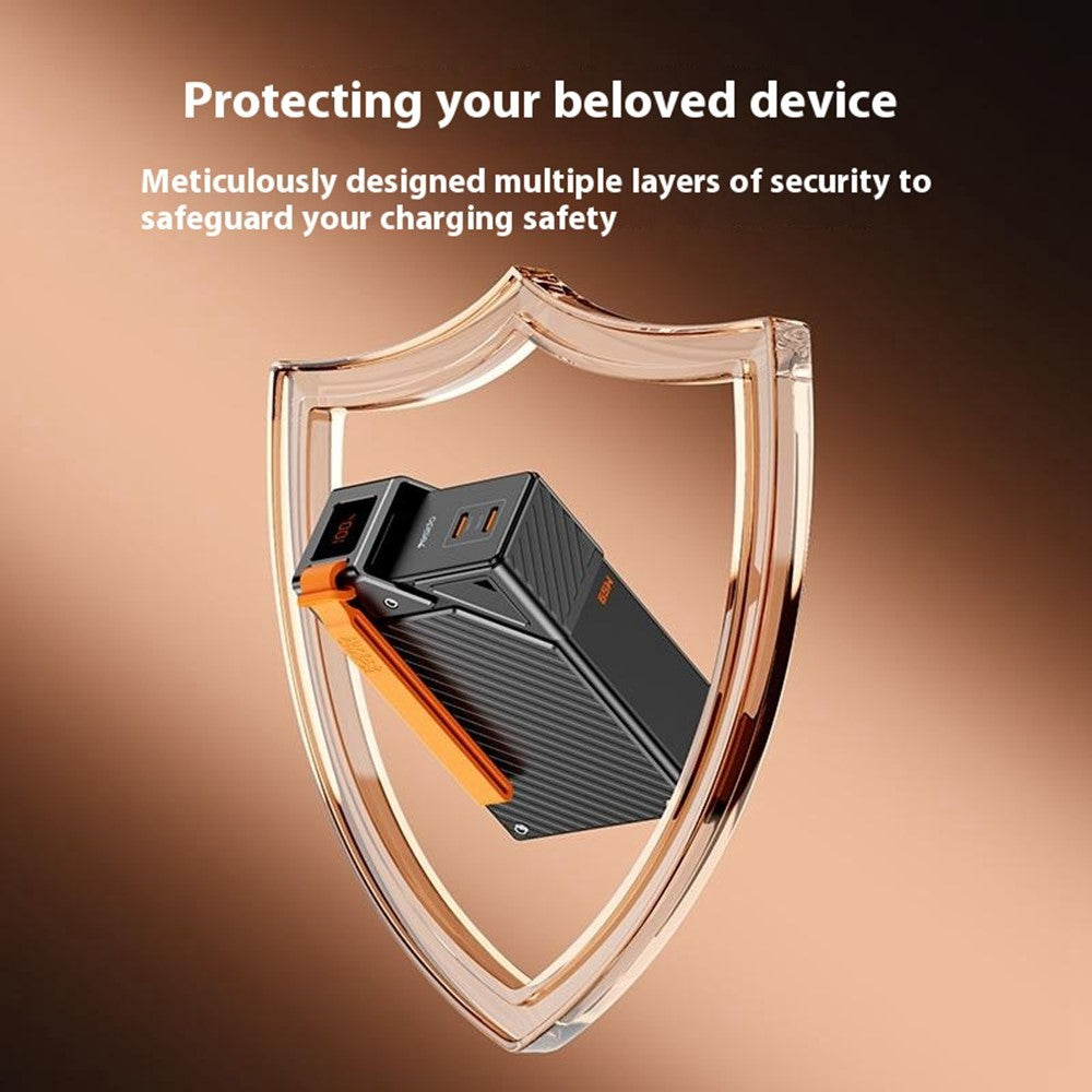 YESIDO YP76 20000mAh Power Bank 65W Fast Charging Portable Charger with Lanyard for Smartphone  /  Laptop