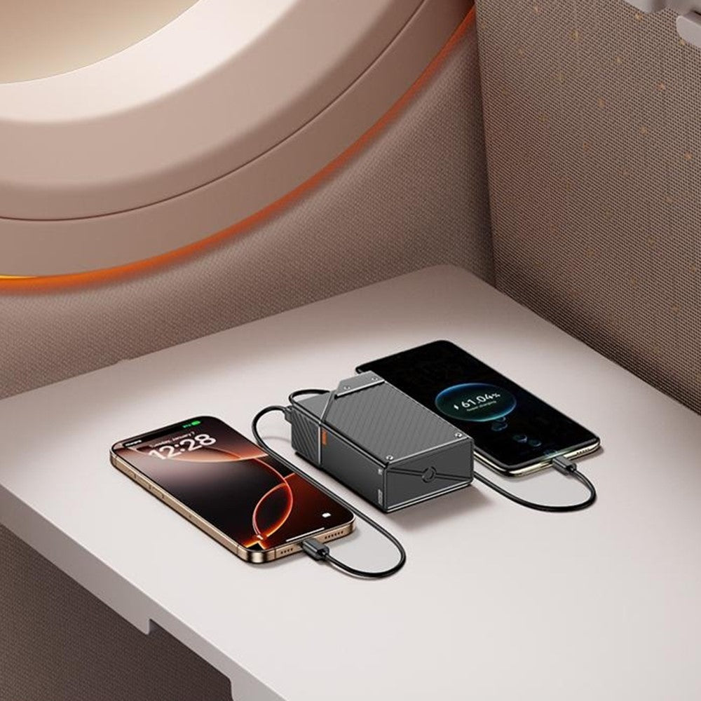 YESIDO YP76 20000mAh Power Bank 65W Fast Charging Portable Charger with Lanyard for Smartphone  /  Laptop