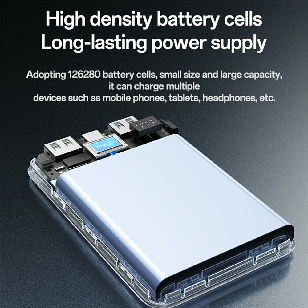 YESIDO YP83 20000mAh Power Bank Digital Display 22.5W Fast Charging Portable Charger