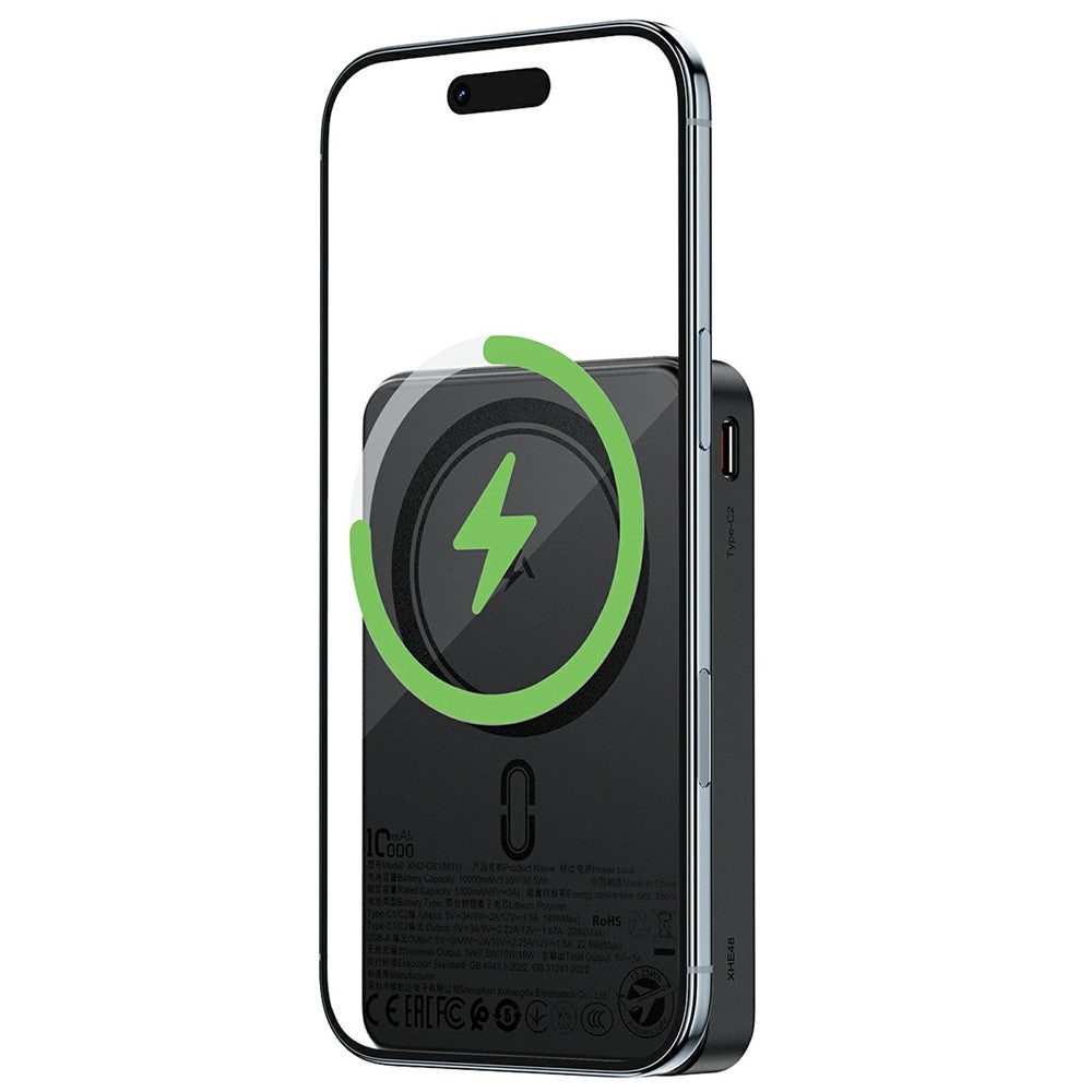 ACEFAST M31-10000 22.5W Magnetic Fast Charging Power Bank with Cable 10000mAh Portable Phone Charger