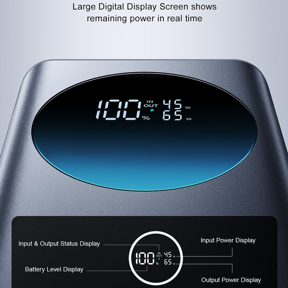 JOYROOM JR-PBF05 Pro 65W Power Bank 30000mAh Digital Display Super Fast Charging Phone Charger