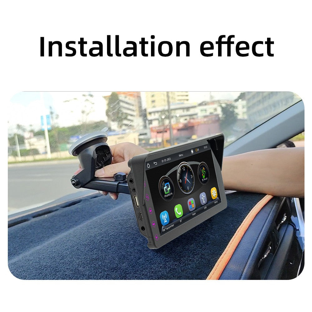 B5311 7-inch Screen Car Bluetooth-compatible MP5 Player Wireless CarPlay Reverse Image Display FM Radio Video Player