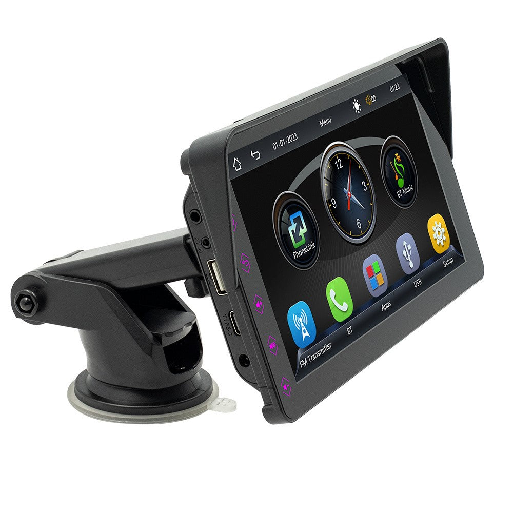 B5311 7-inch Screen Car Bluetooth-compatible MP5 Player Wireless CarPlay Reverse Image Display FM Radio Video Player