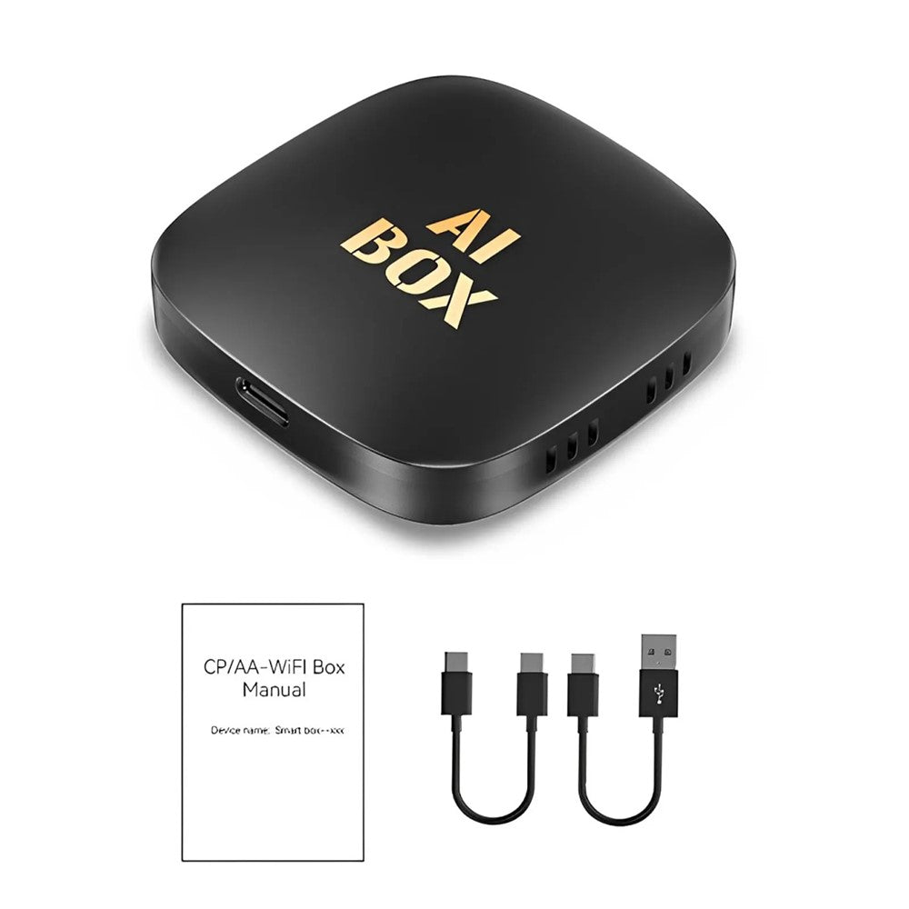 Android 13 2+16G Car AI Box Airplay Wireless Carplay Android Auto Dongle Built-In Netflix / Youtube Wired to Wireless Adapter