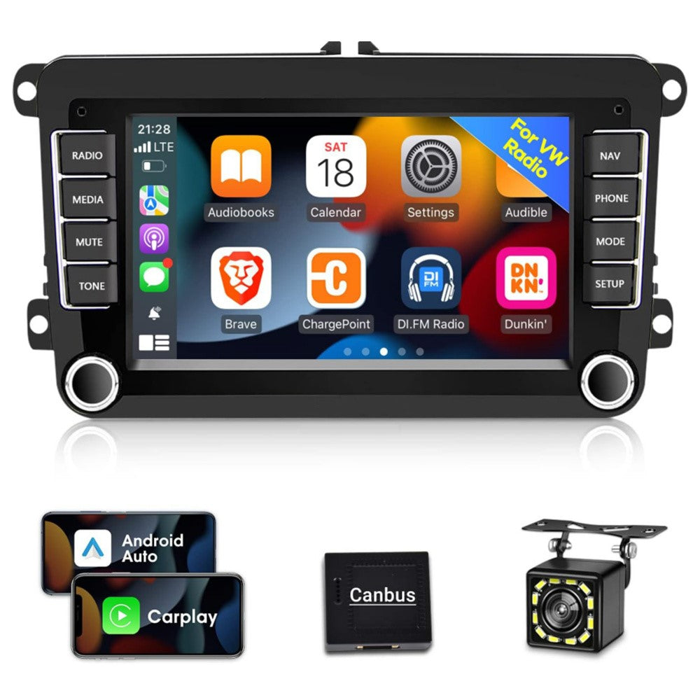 RH5013C 7 Inch Touch Screen Android 13 Car Stereo Radio Android Auto CarPlay Multimedia Player, 2+32GB