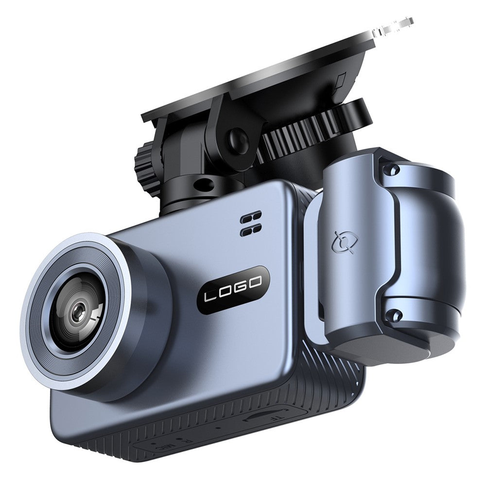 4K Dual Lens Dash Cam Night Vision WiFi Car DVR Front and Inside Camera Recorder with 360 Degree Rotatable Lens