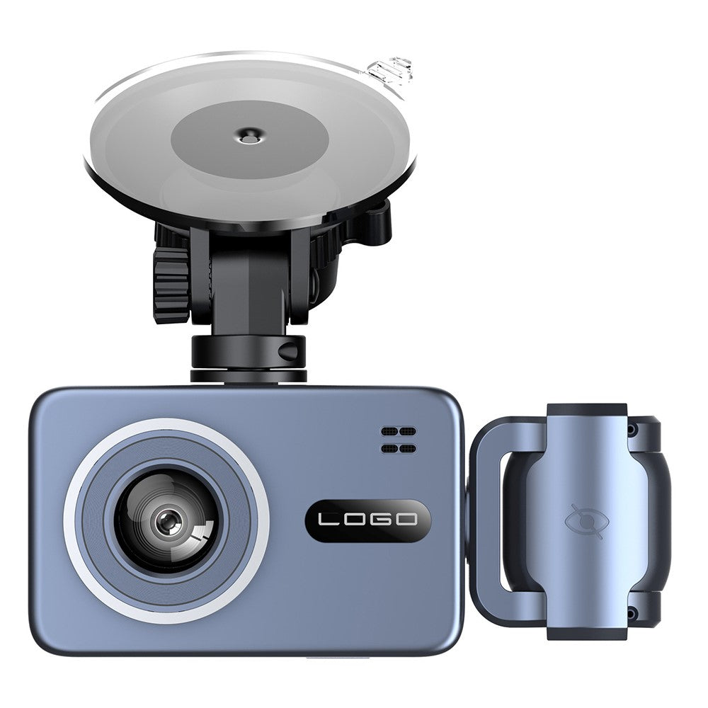 4K Dual Lens Dash Cam Night Vision WiFi Car DVR Front and Inside Camera Recorder with 360 Degree Rotatable Lens