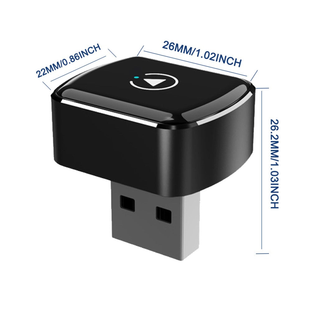 M26 2 in 1 For CarPlay  /  Android Auto Wired to Wireless Car Adapter 5.8G / 2.4G Dual Band WiFi Bluetooth-compatible USB Dongle