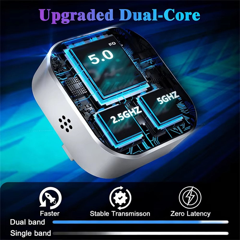 Q1A Wired to Wireless Carplay  /  Android Auto 2 in 1 Dongle Auto Connect Mini Adapter
