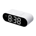 4K Hidden Camera Wireless WiFi Security Alarm Camera Base Phone Charger with Clock Function