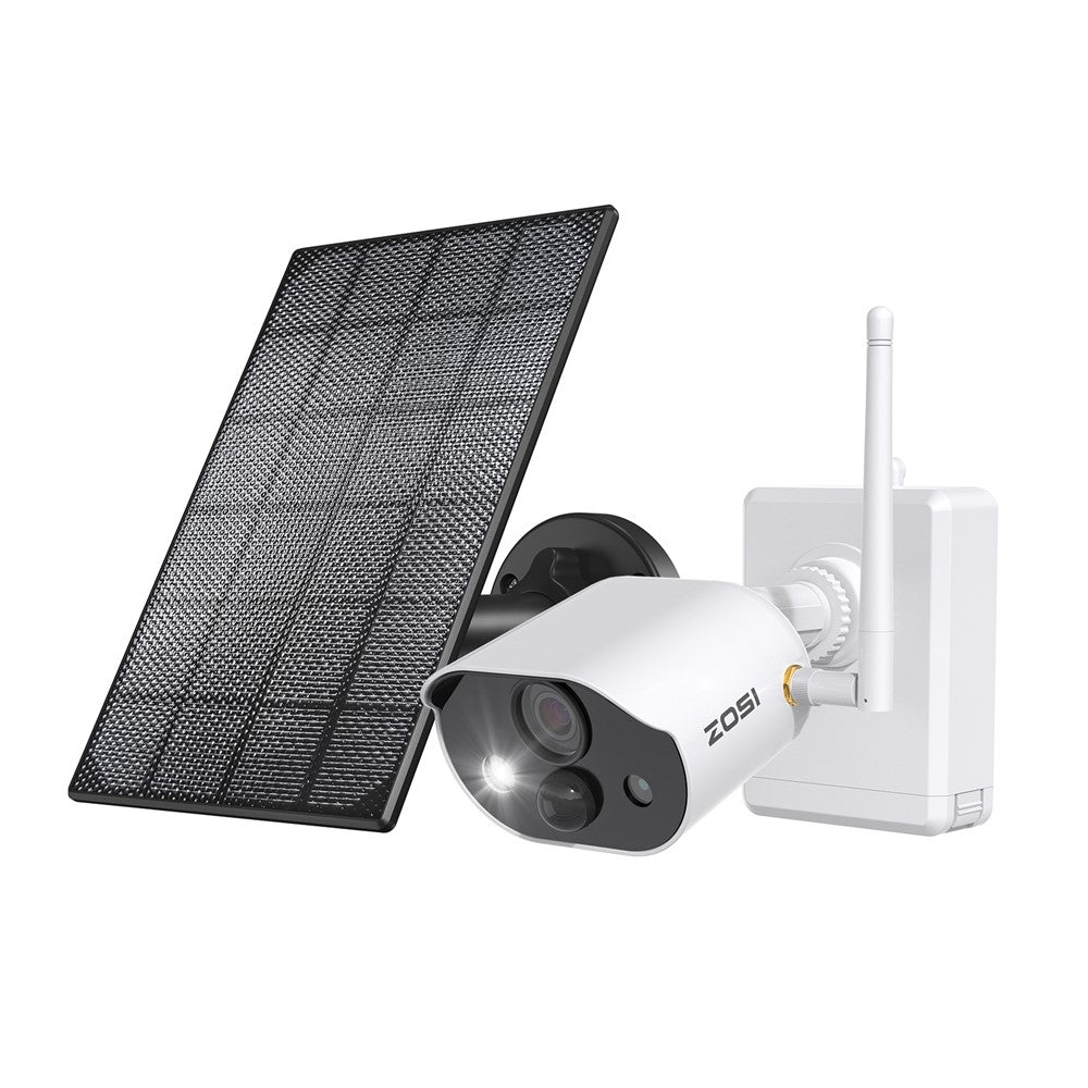 ZOSI 2K Wireless Security Camera 3MP Color Night Vision Two Way Audio Camera, with 64GB SD Card