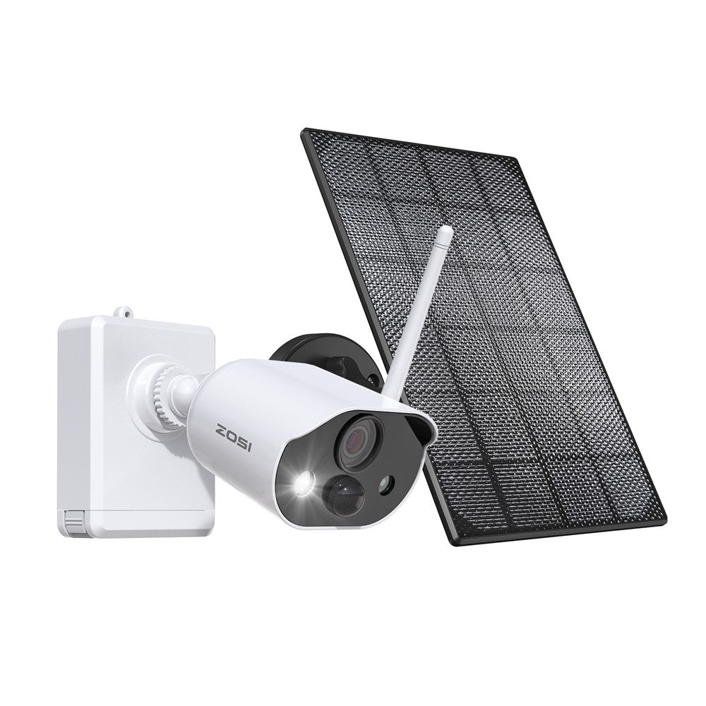 ZOSI 2K Wireless Security Camera 3MP Color Night Vision Two Way Audio Camera, with 64GB SD Card
