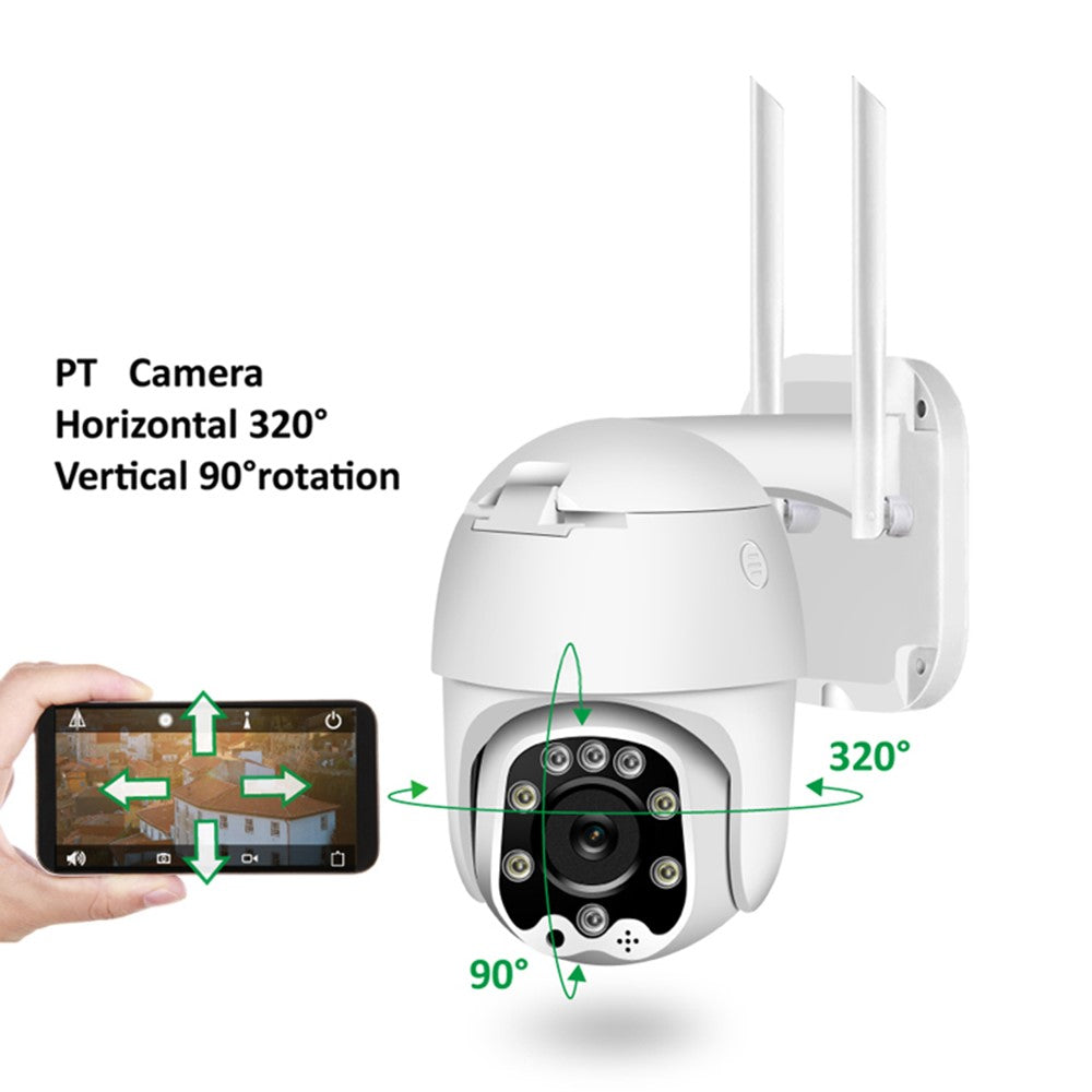 K5-200TS 200W 1080P Tuya Smart Surveillance Camera IP66 Waterproof Wireless Security Camera