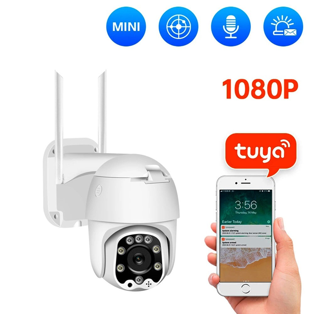 K5-200TS 200W 1080P Tuya Smart Surveillance Camera IP66 Waterproof Wireless Security Camera