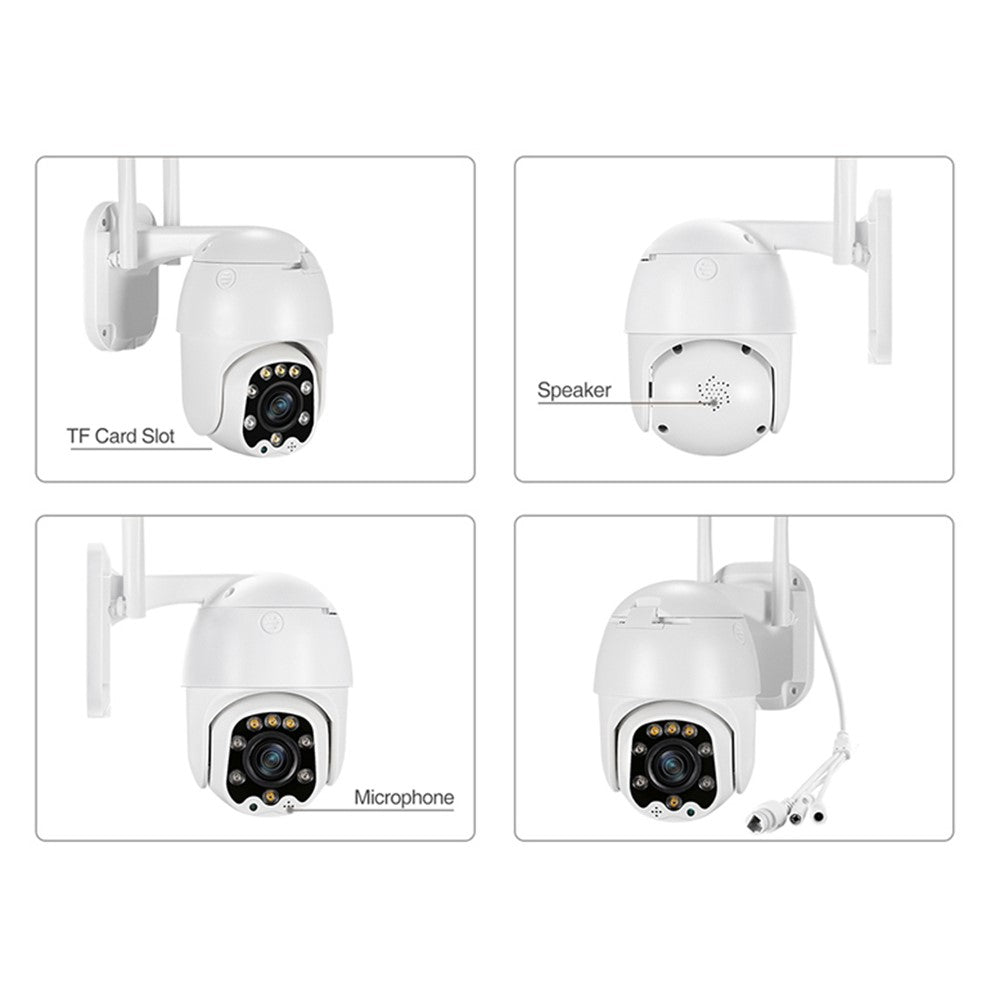 K5-200TS 200W 1080P Tuya Smart Surveillance Camera IP66 Waterproof Wireless Security Camera
