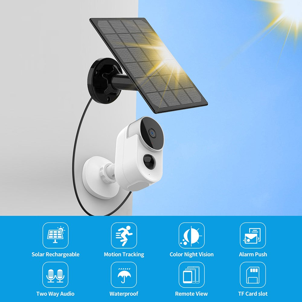 LP007 Security Camera Wireless Outdoor 1080P Night Vision Motion Detection 2-Way Talk Battery Powered WiFi Home Safety Camera