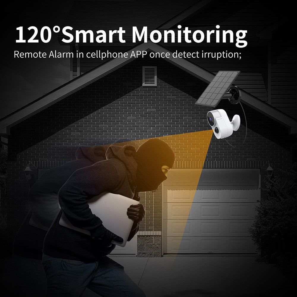 LP007 Security Camera Wireless Outdoor 1080P Night Vision Motion Detection 2-Way Talk Battery Powered WiFi Home Safety Camera