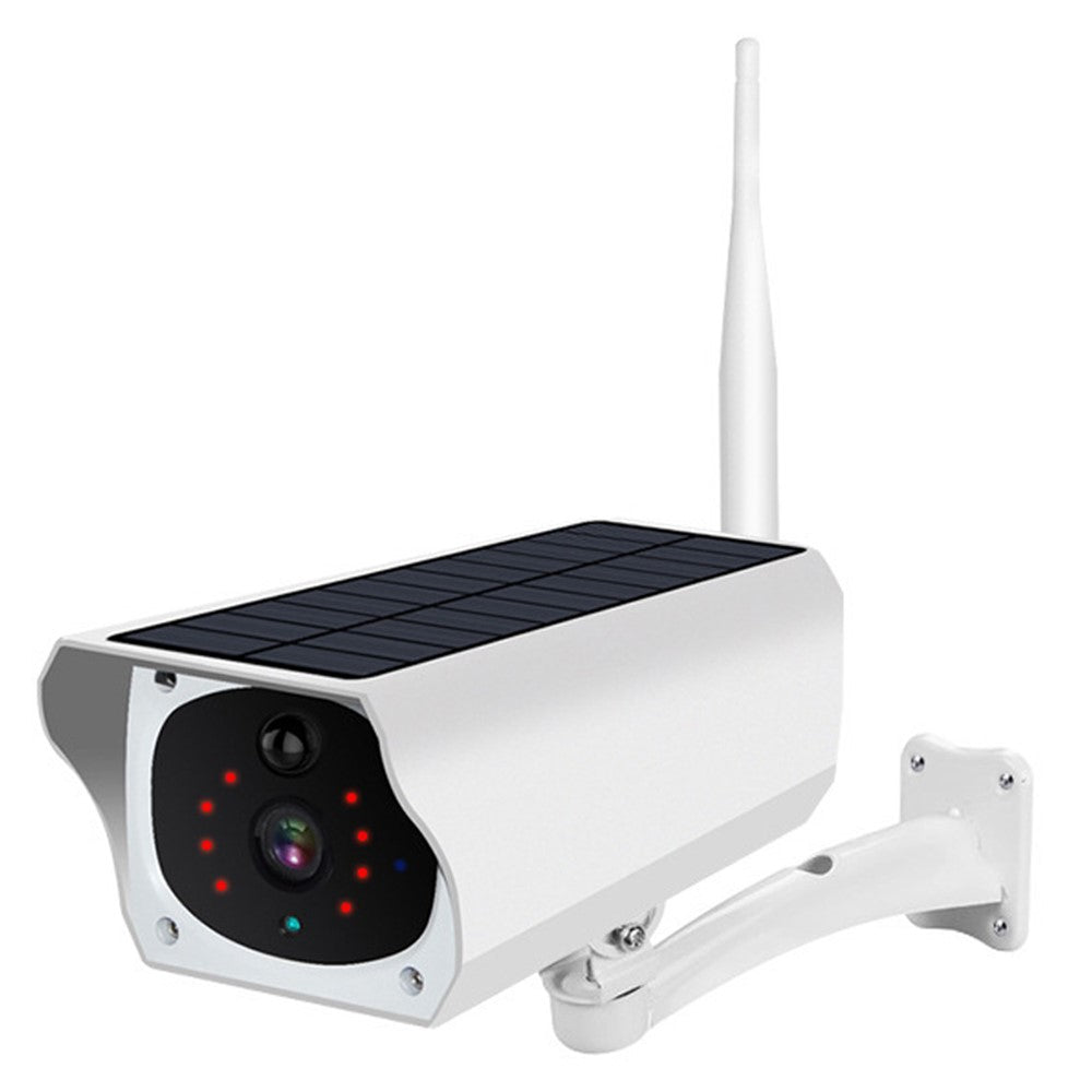 YFY Solar Powered Camera WiFi Network Webcam Waterproof Intelligent Wireless Security Camera Home Surveillance (Without Battery)
