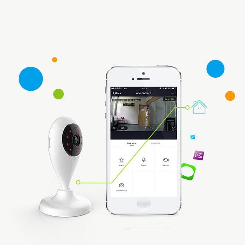GC70 WiFi Wireless Security Camera 1080P Camera Monitor IR Night Vision Video Surveillance Device for Home
