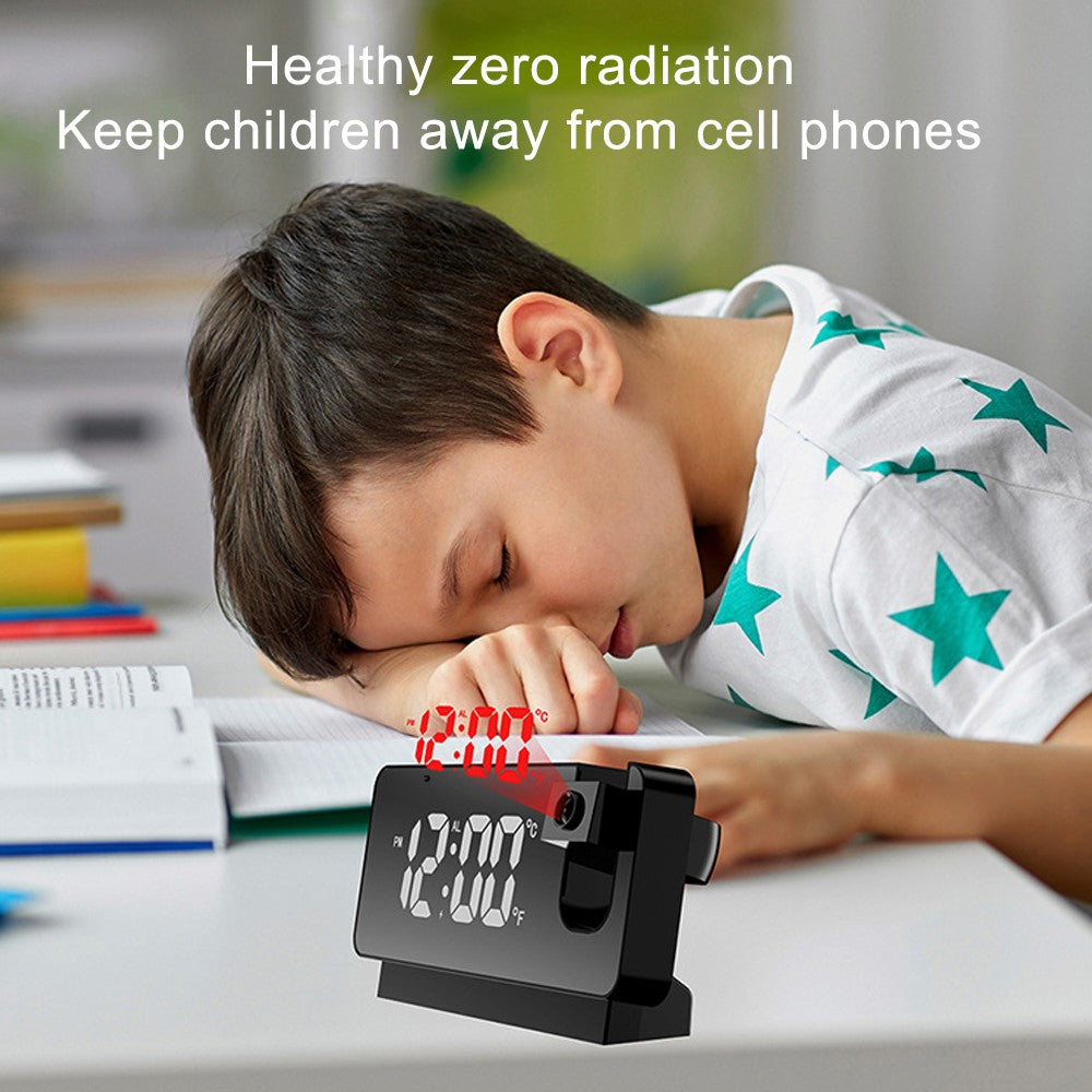 Projection Alarm Clock WiFi Camera for Bedroom Living Room HD 1080P Home Security Wireless Camera