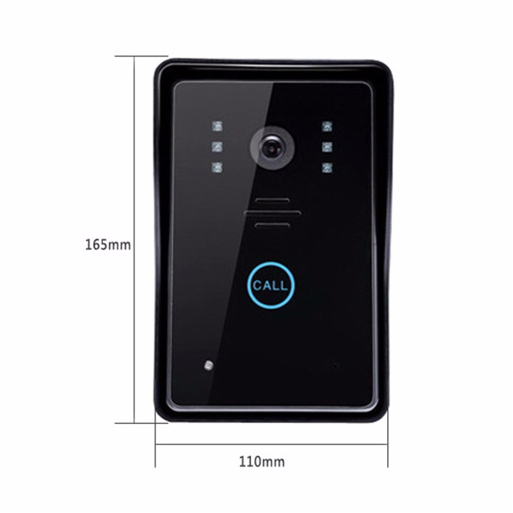 806MJW11 7-inch Video Viewer Door Bell Camera WiFi Smart Peephole Doorbell, EU Plug