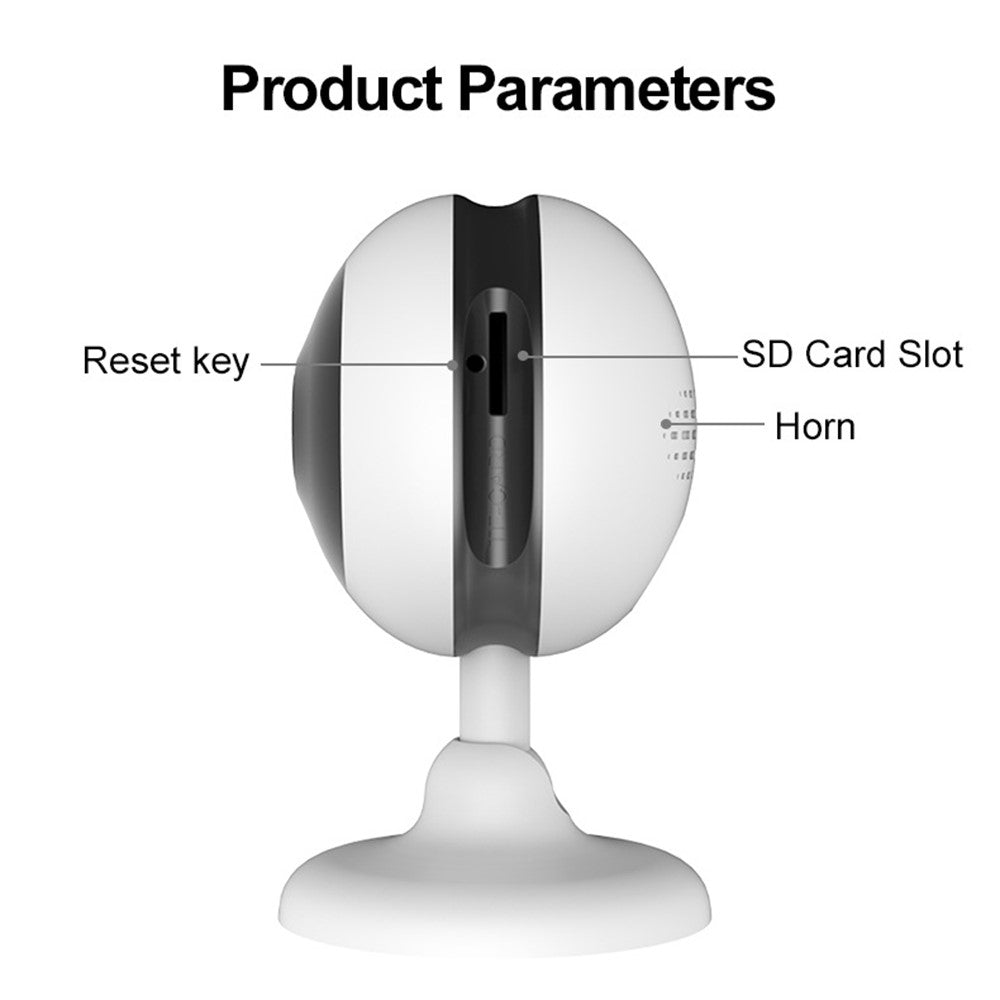 3MP HD Wireless WiFi Camera for Home Security Surveillance Smart Two-Way Talk IP Camera with Motion Detection