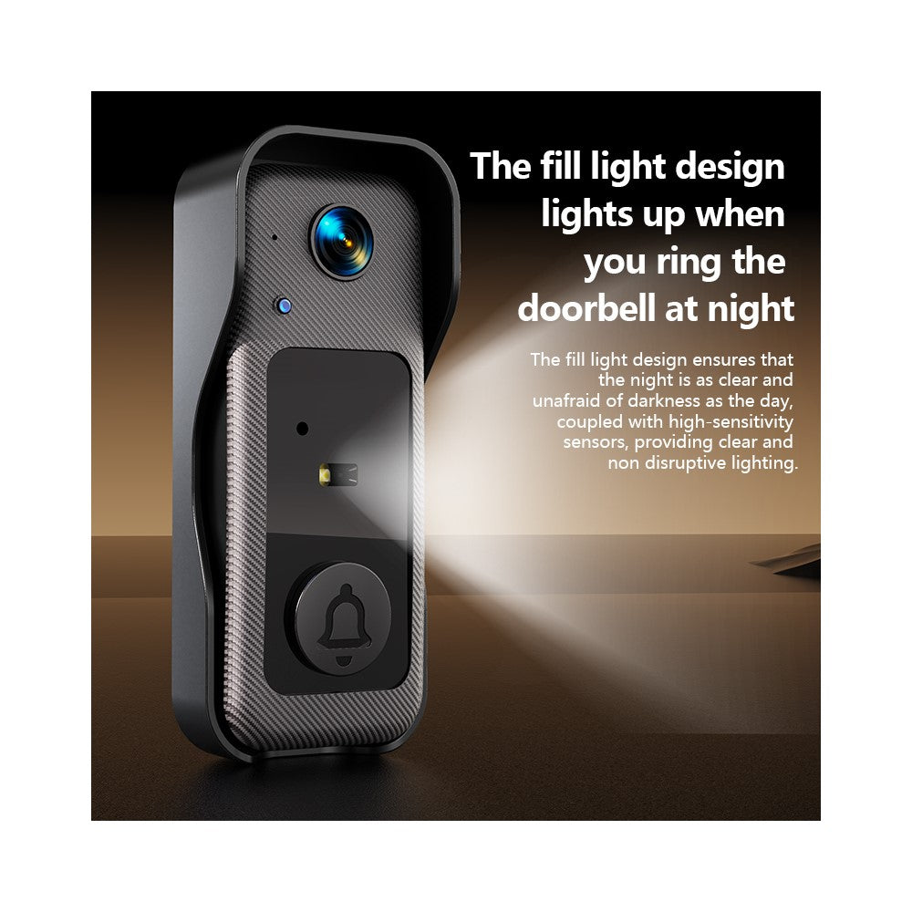 X6 Smart Video Doorbell Camera with 64G Memory Card 4.3 inch Display Wireless Intercom Infrared HD Night Vision
