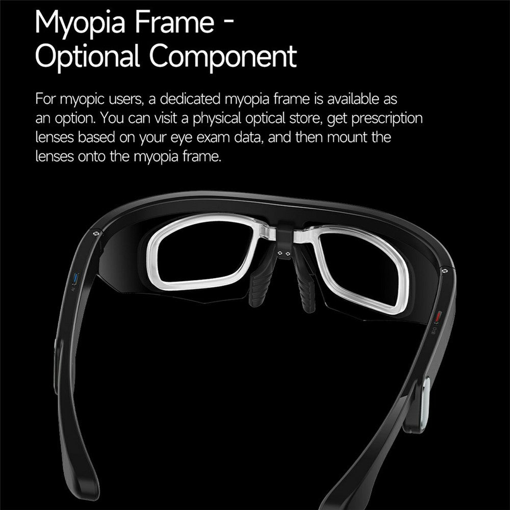 W640 8MP Camera Multi-function AI Real Time Translation Smart Glasses ENC Noise Reduction Hands-free Calling Eyeglasses