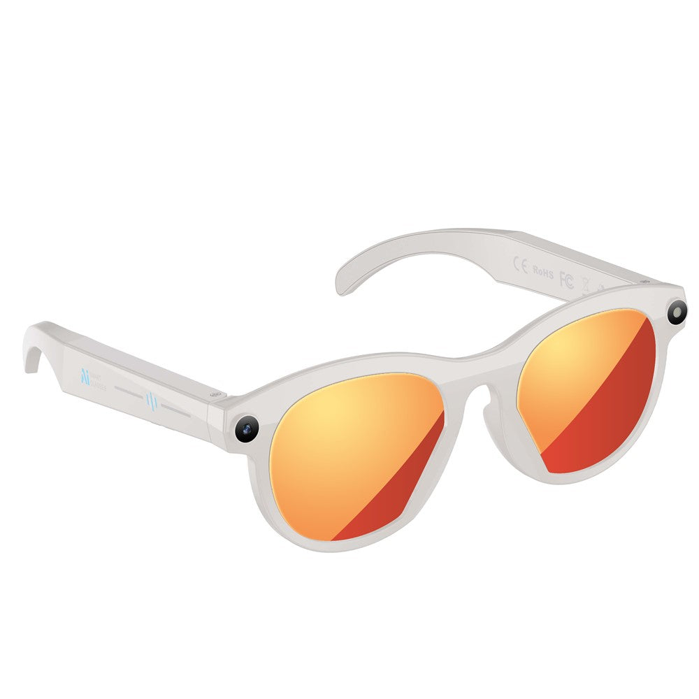 M88 AI Smart Glasses 2MP Camera HD Video Recording Bluetooth-compatible Eyeglasses Built In LED Flashlight