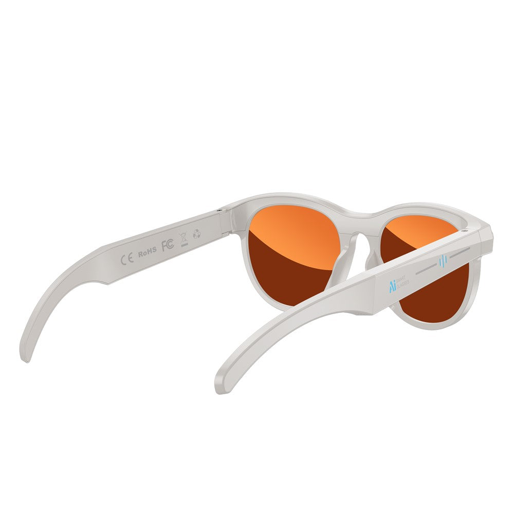 M88 AI Smart Glasses 2MP Camera HD Video Recording Bluetooth-compatible Eyeglasses Built In LED Flashlight