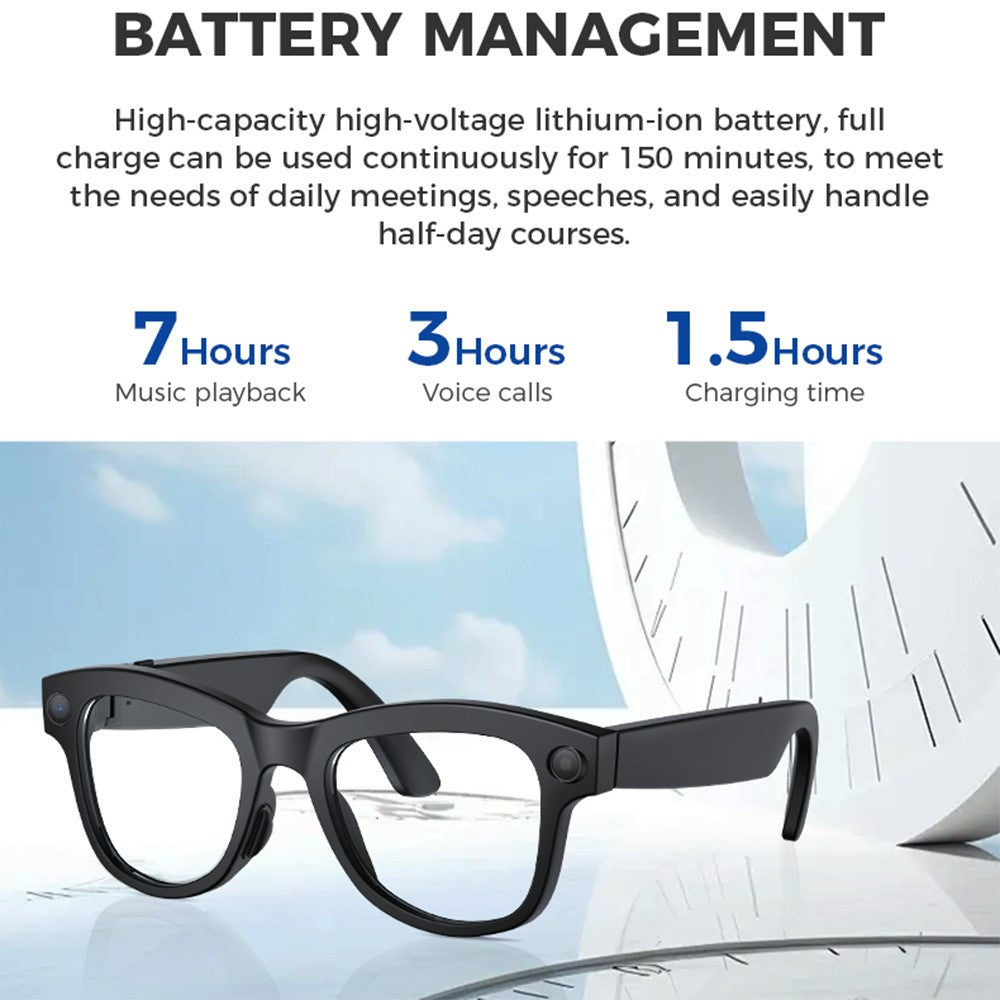 M01S Real Time Translation AI Smart Glasses Voice Call Music Playback Multi-function Eyeglasses