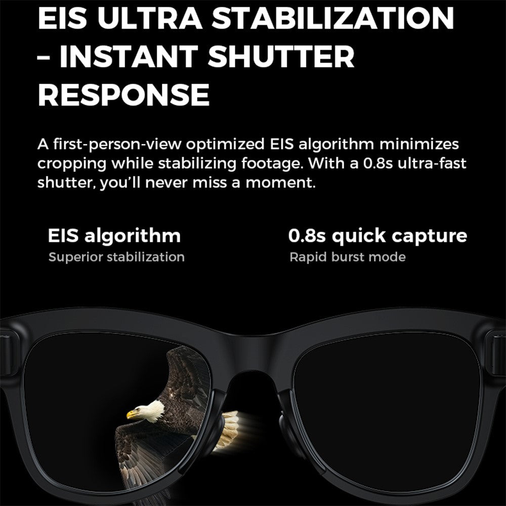 M01S Real Time Translation AI Smart Glasses Voice Call Music Playback Multi-function Eyeglasses