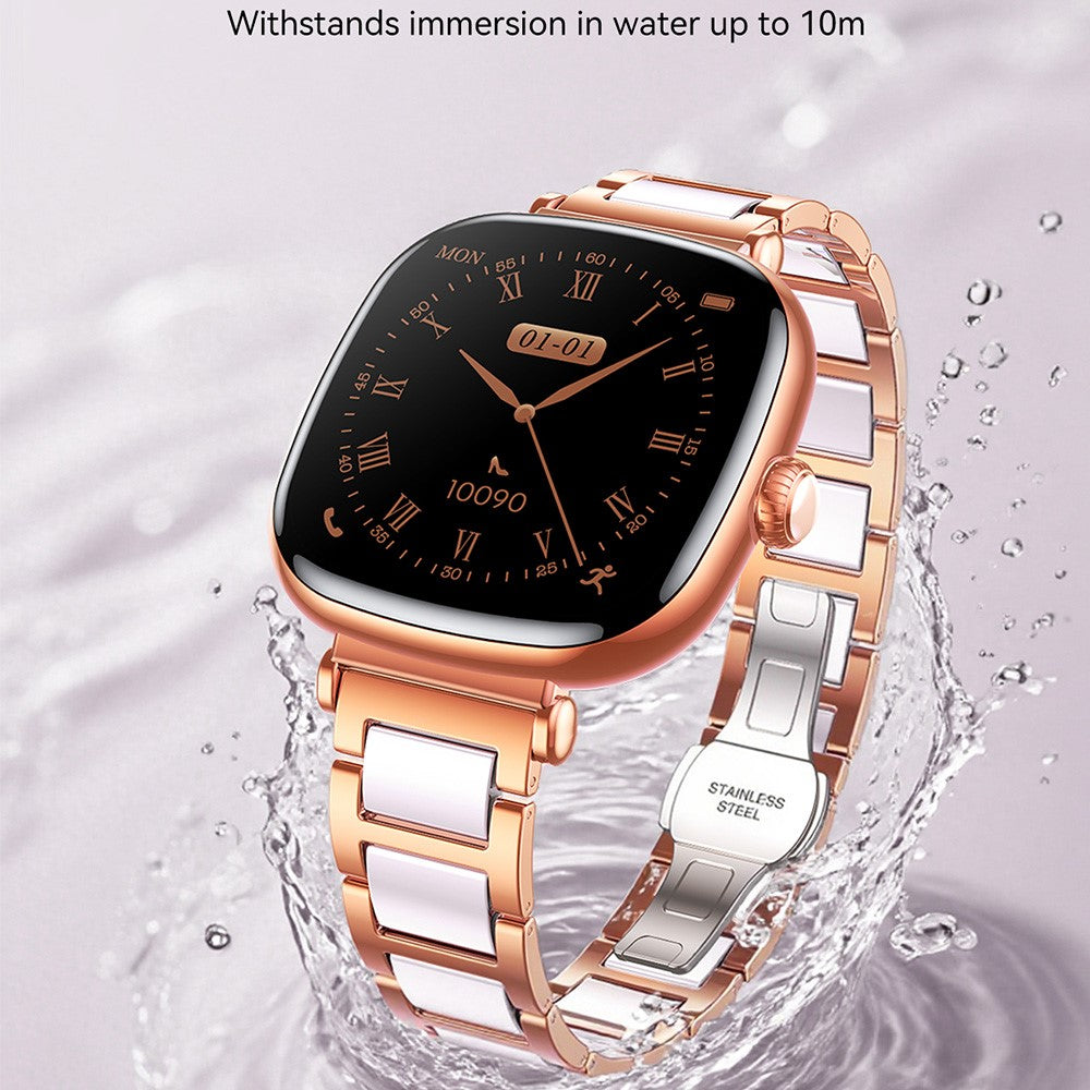 JOYROOM JR-FS1 1.7 Inch AMOLED Screen Smart Watch Bluetooth-Compatible Ceramic Watch